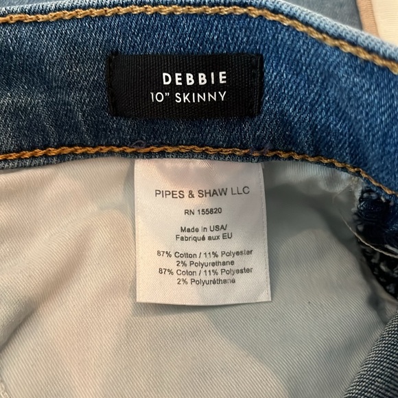 Veronica Beard Debbie 10” skinny tuxedo side , raw hem | size 25/0 - Picture 9 of 9